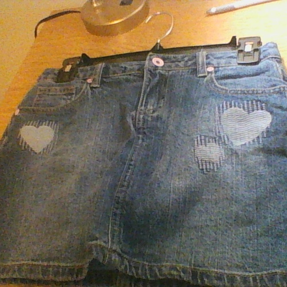 jean skirt